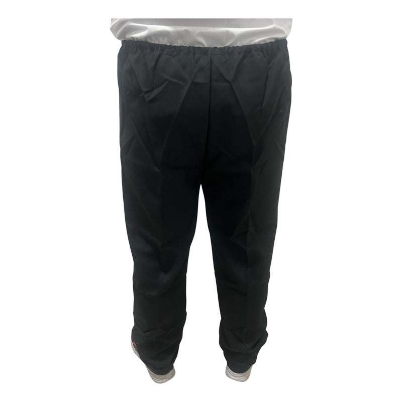 Pantalón Para Trajes Tipicos O Disfraz Hombre Negro Liso Xl