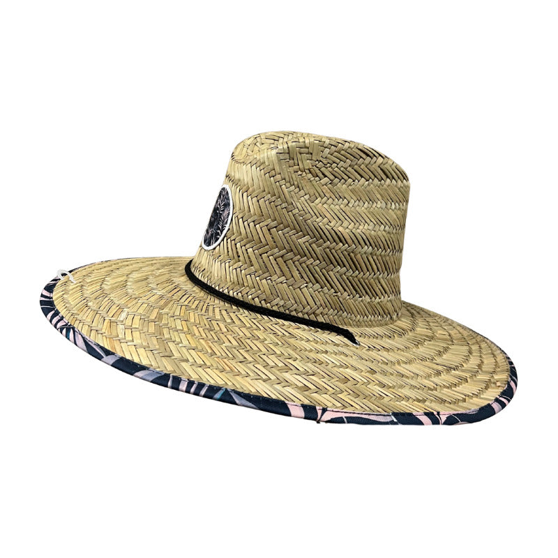 Chupalla Paja Sombrero De Verano Para Adultos Azul Oscuro Standar