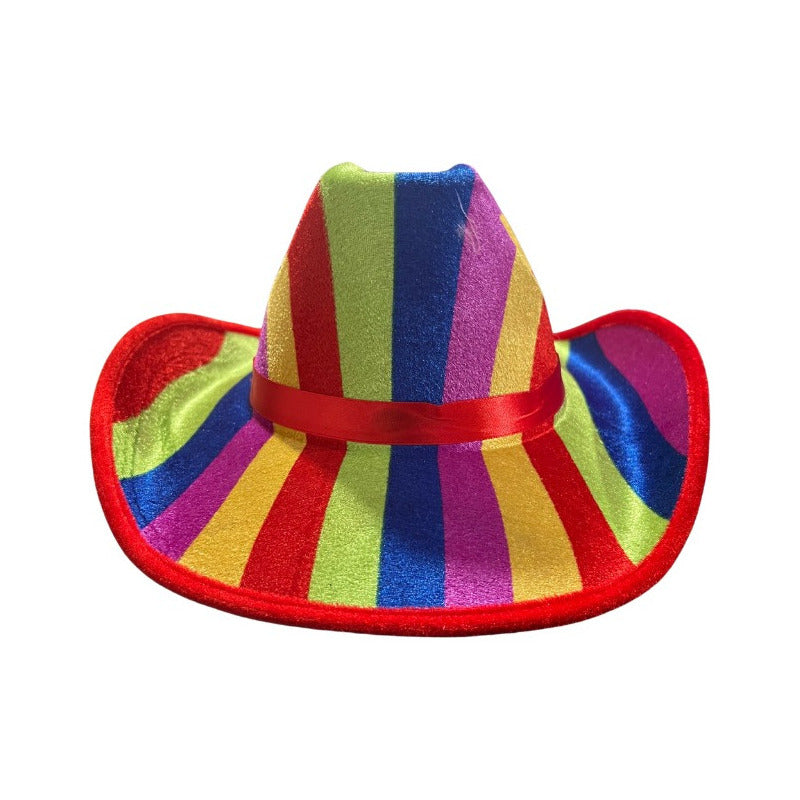 Sombrero Vaquero Arcoiris Multicolor Arcoíris