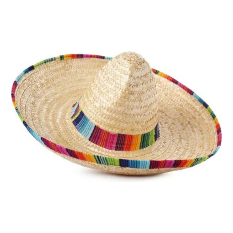 Sombrero Mexicano De Paja Beige Standar Paja