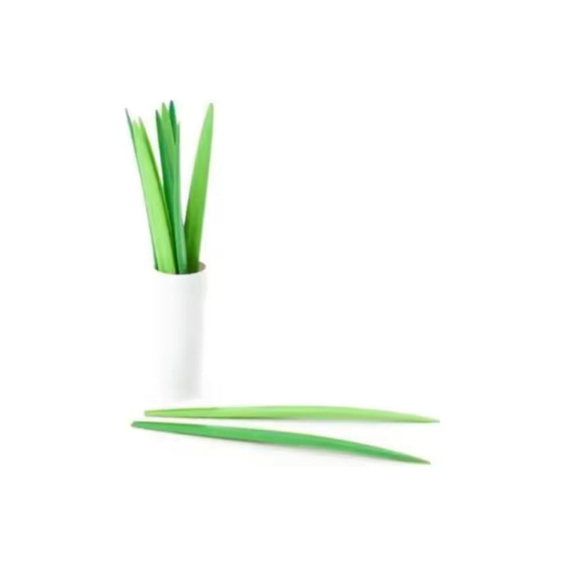 Palillos Mondadientes Reutilizables Cocina Coctel Frutas Hojas Verde