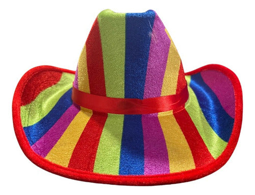 Sombrero Vaquero Arcoiris Multicolor