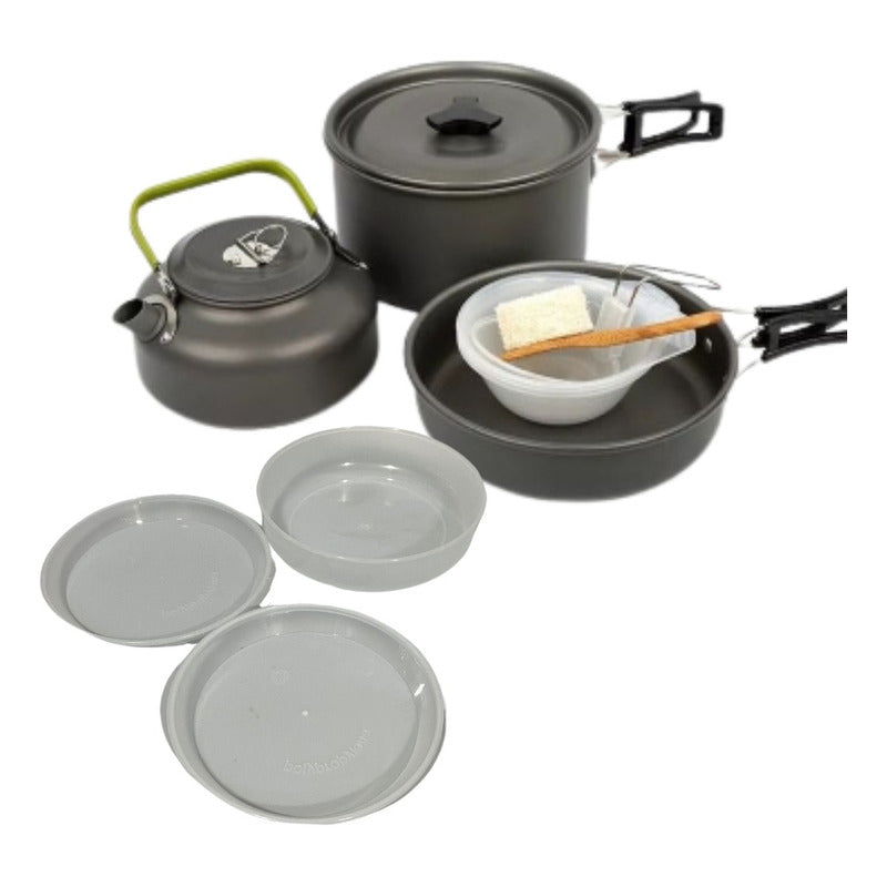 Set Ollas Para Camping Picnic 4-5 Personas Ds500