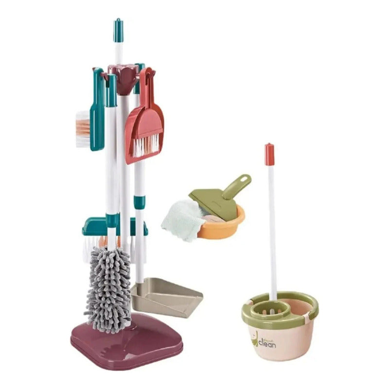 Set Aseo Juguete Didáctico Limpieza 18pcs