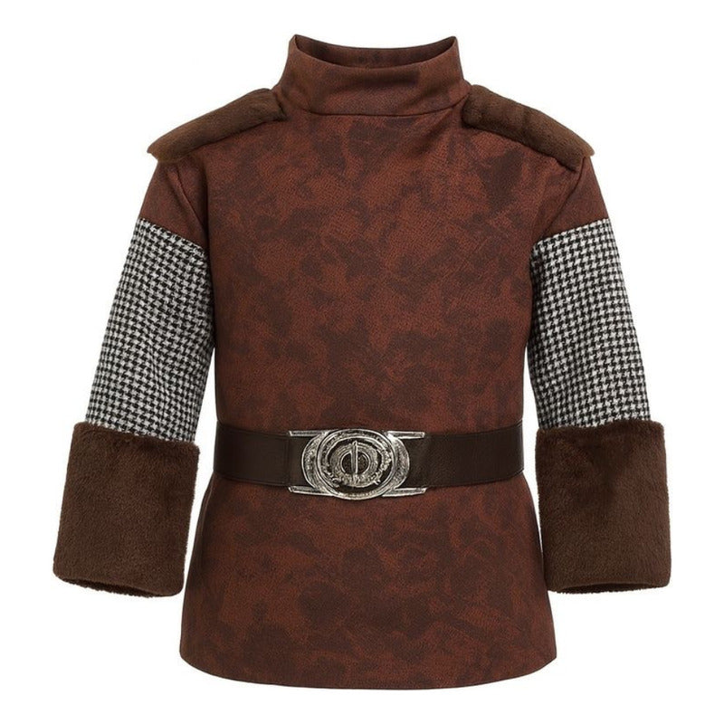 Disfraz De Vikingo Traje Medieval Cosplay Niño Cafe 13-15
