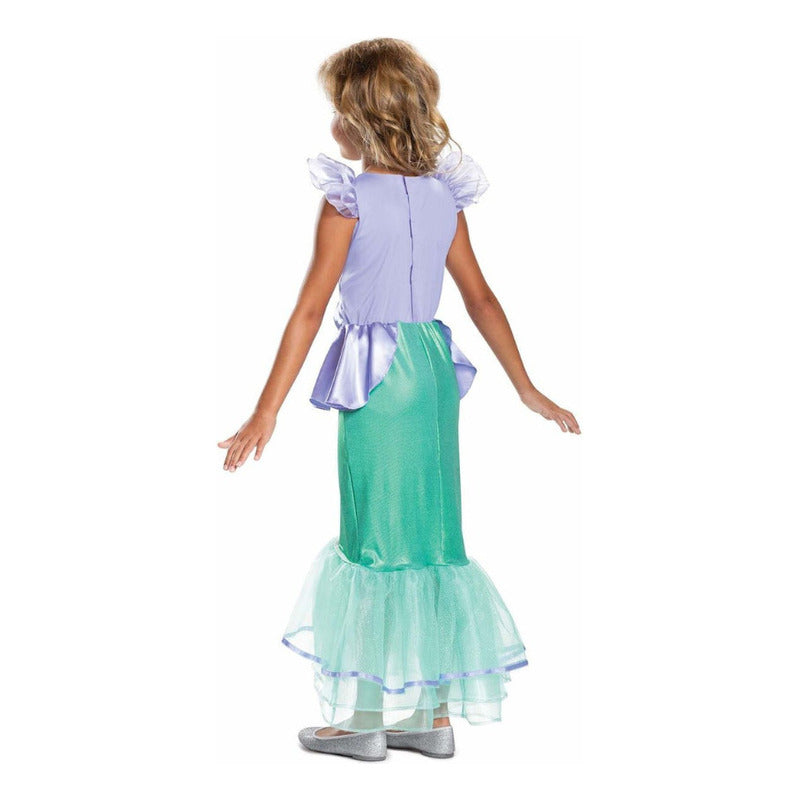 Disfraz De Princesa Ariel Sirenita Original Disney Niñas