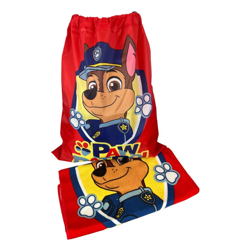 Bolsa De Genero Para Niños Párvulo 36x35 Cm + Toalla De Mano