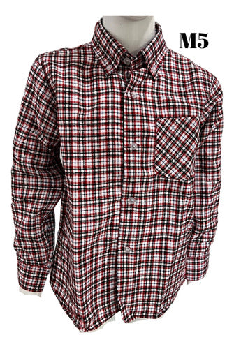 Camisa Cuadrille Trajes Tipicos Fiestas Patrias Niño-juvenil
