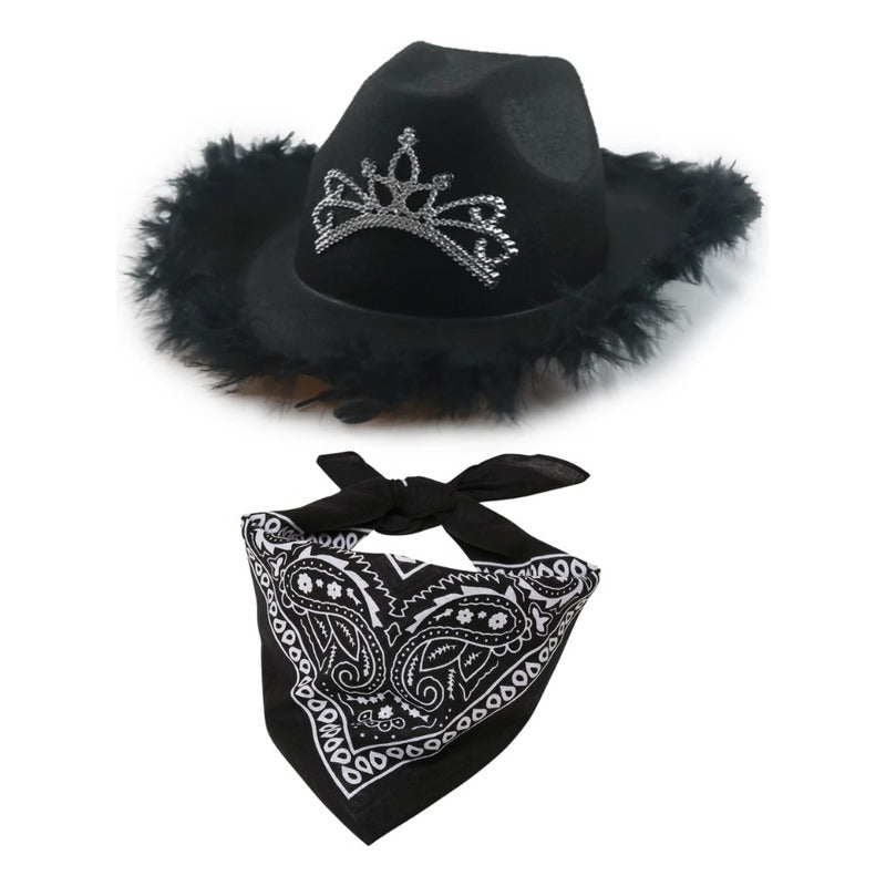 Sombrero Vaquero + Pañoleta Accesorio Concierto Cosplay