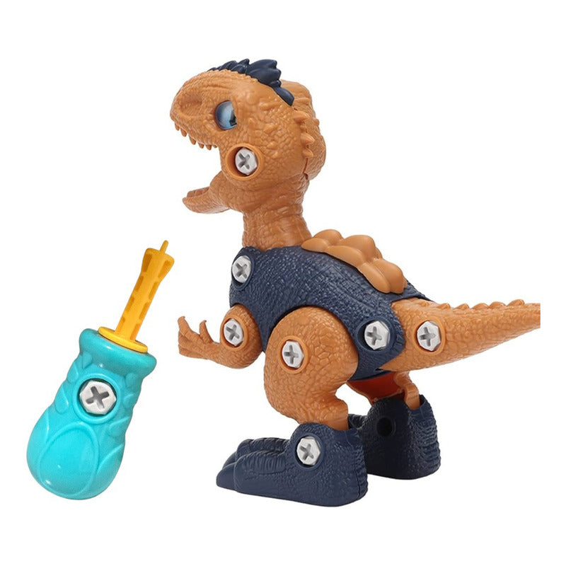 Dinosaurio Armable De Juguete Incluye Herramienta