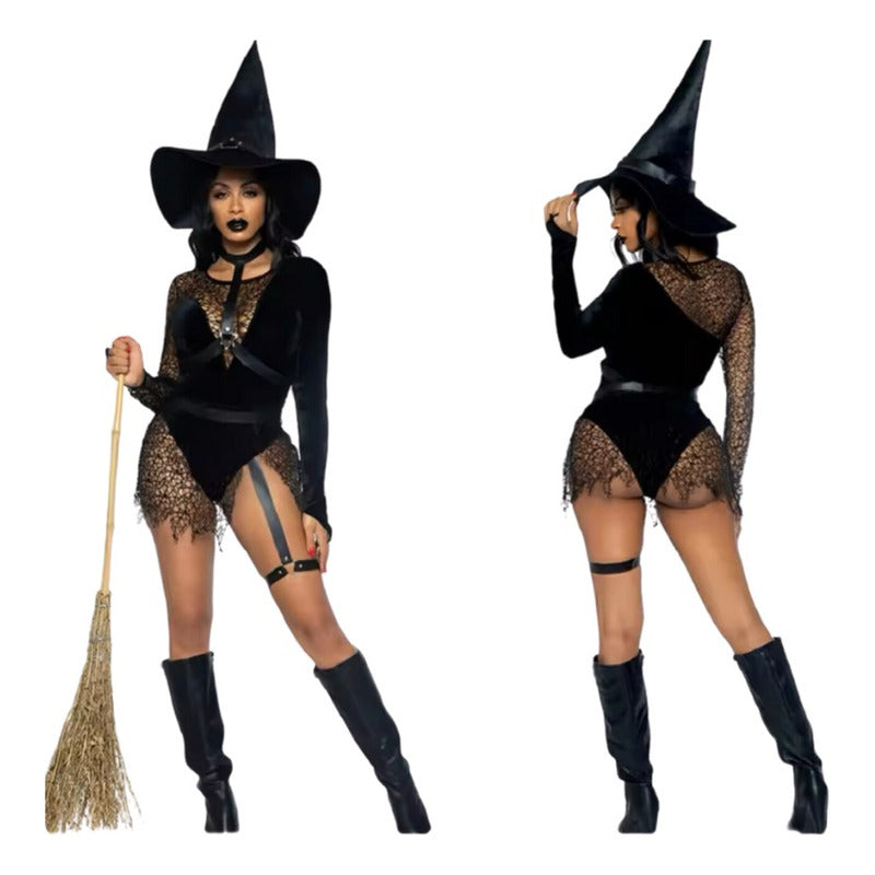 Disfraz Bruja Sexy Mujer Halloween