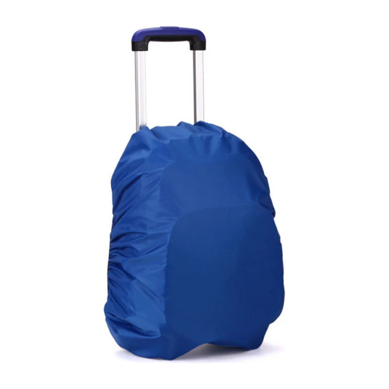 Fundas Impermeables Para Mochilas Cubre Mochila 80l Azul Lisa