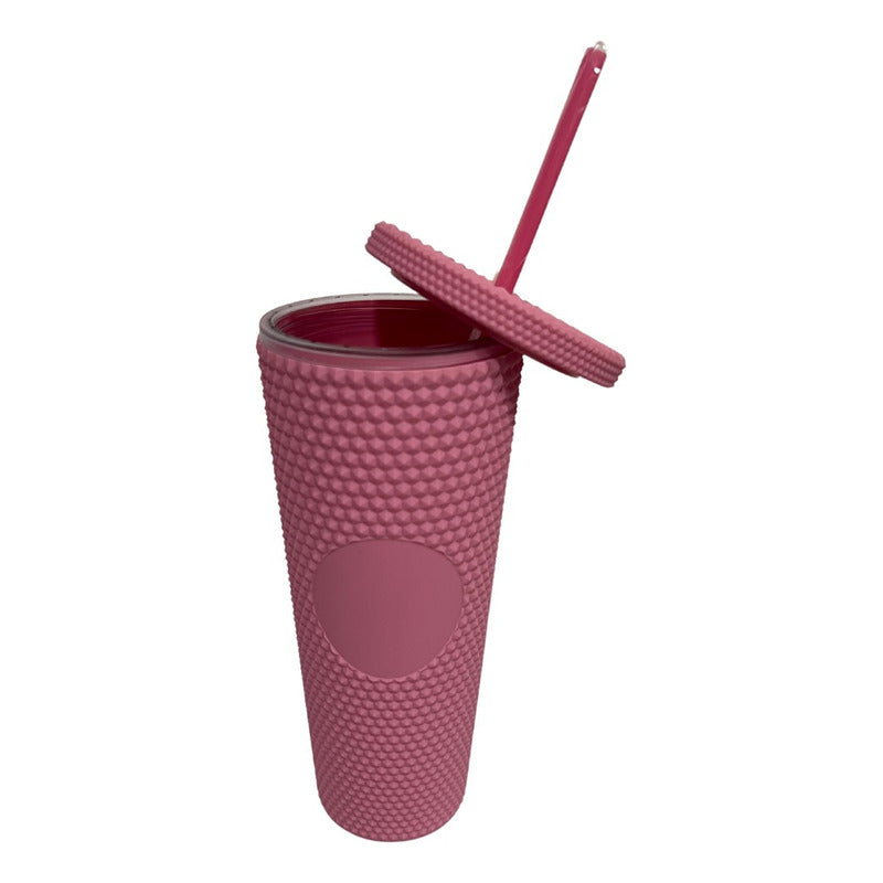 Vaso Tumbler Conn Tapa Y Bombilla