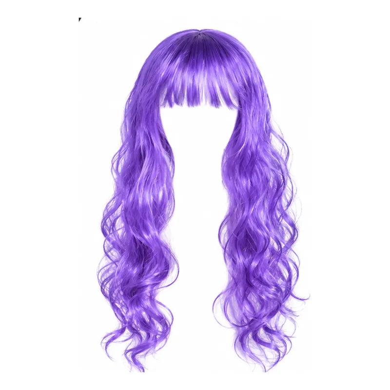 Set Disfraz Bruja Sombrero Y Peluca Larga Halloween Negro Standar