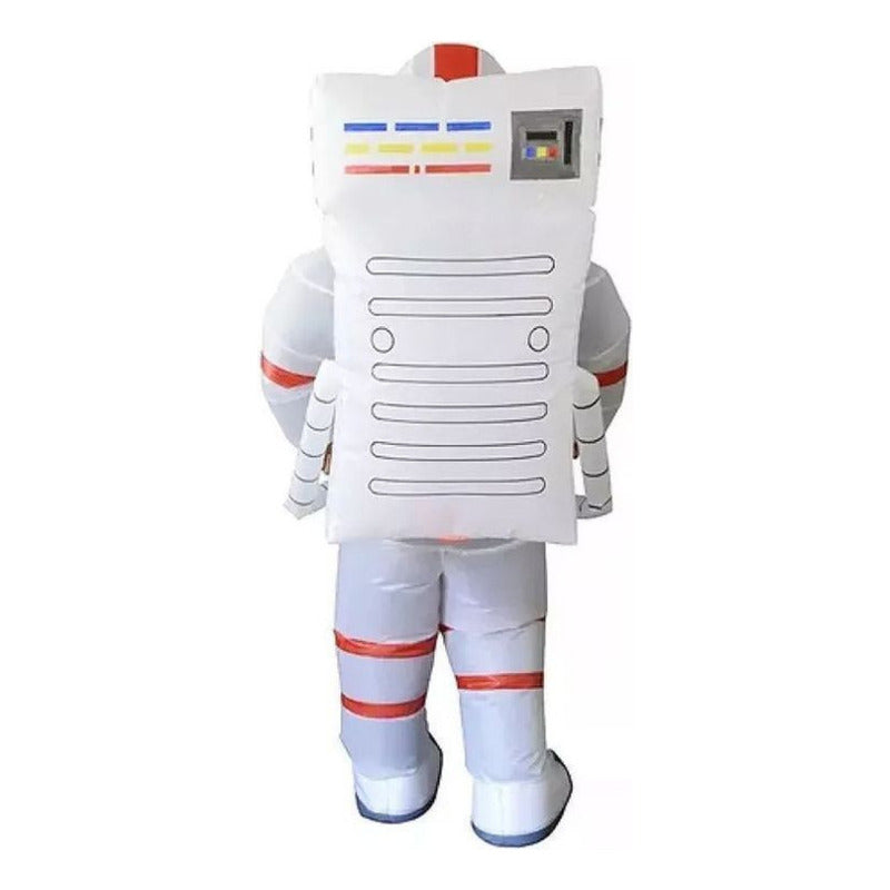 Disfraz Inflable De Astronauta Niño-adulto Blanco Adulto-160-190cm