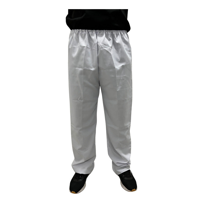 Pantalón Para Trajes Tipicos O Disfraz Hombre Blanco Lisa M