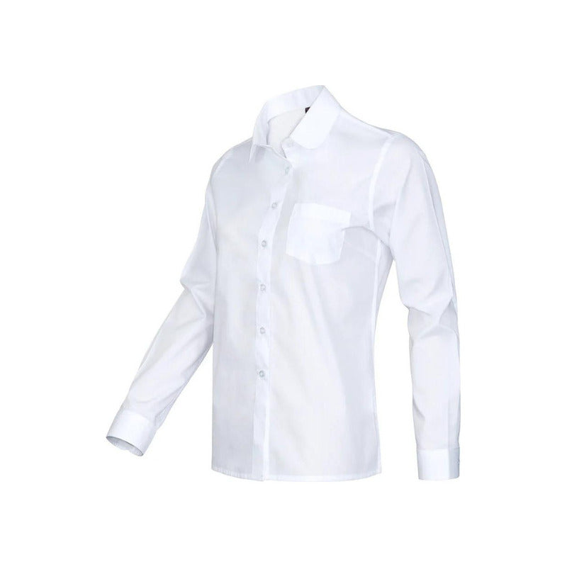 Blusa Blanca Escolar Trajes Tipicos Juvenil-mujer