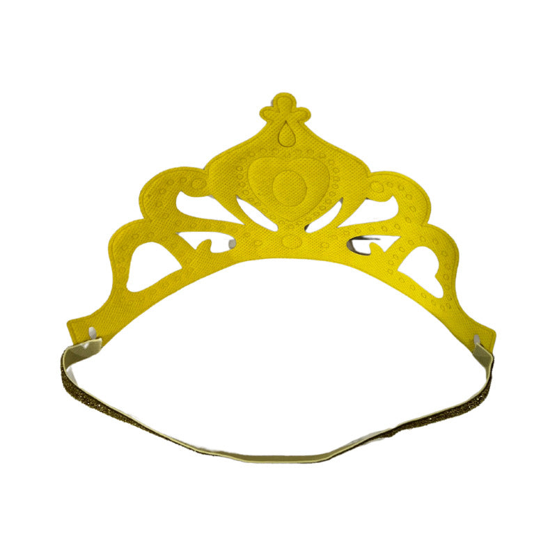 Corona De Reina / Princesa Accesorio Para Disfraz Cosplay Dorada