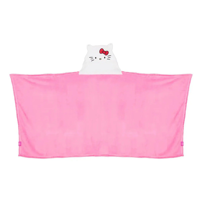 Manta Con Capucha 3d Para Niños Variedad De Diseños Color Rosa Hello Kitty