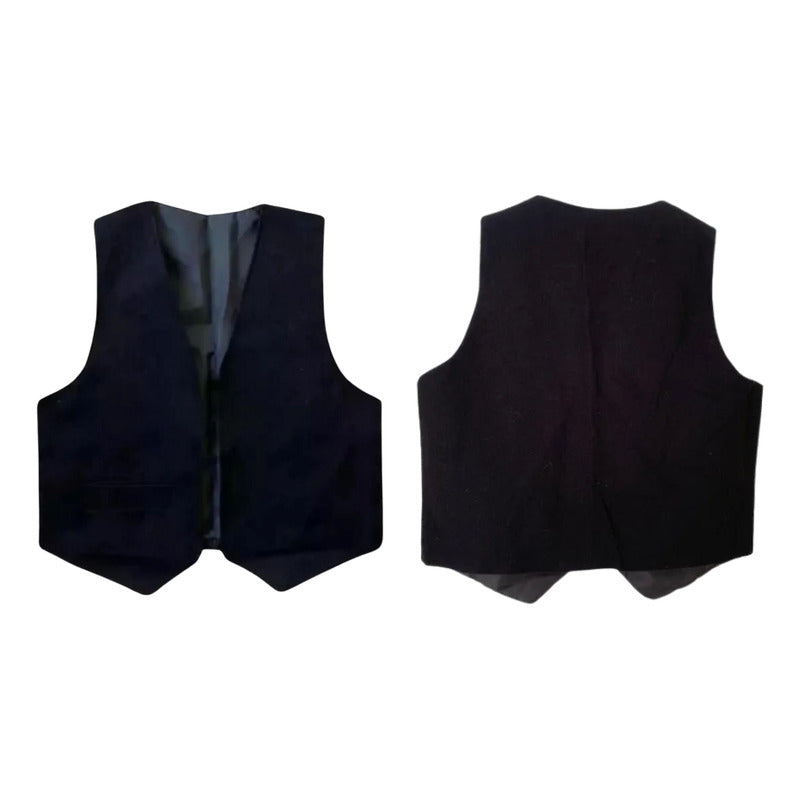 Vestimenta Traje Gaucho Bailes Fiestas Patrias Niños Negro 6