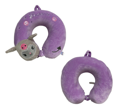 Cojin Para Cuello Cervical Almohada Hello Kitty, Kuromi