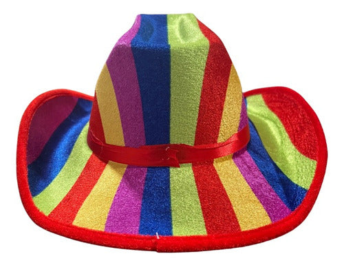 Sombrero Vaquero Arcoiris Multicolor