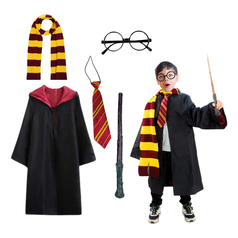 Capa Corbata Bufanda De Harry Potter Disfraz Cosplay Niños
