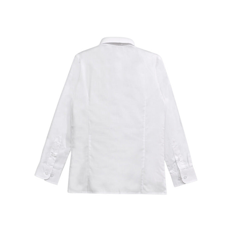 Blusa Blanca Escolar Trajes Tipicos Juvenil-mujer