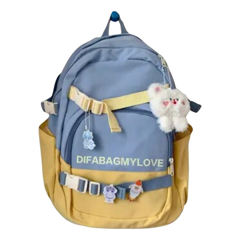 Mochila Para Niña Infantil Kawai Escolar Mochila Juvenil