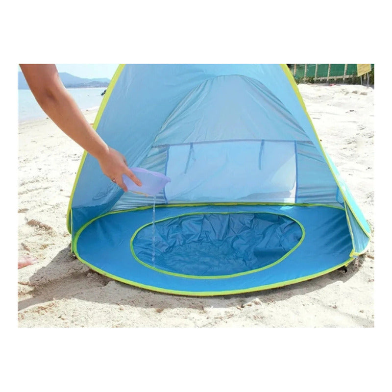 Carpa Niños Piscina Plegable Playa Verano Azul