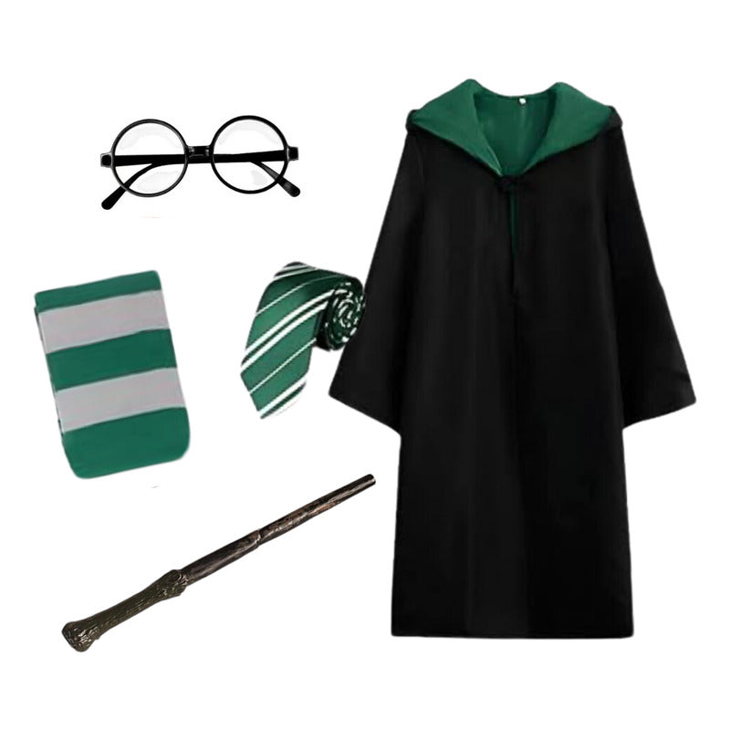 Capa Corbata Bufanda Varita De Harry Potter Disfraz Cosplay Adulto