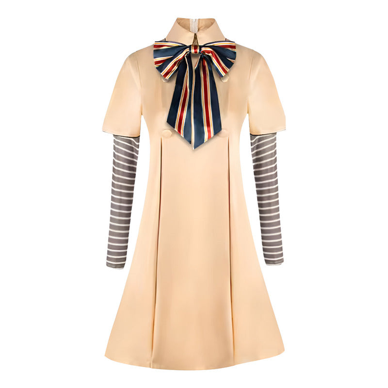 Disfraz De Muñeca Doll Asesina Niña / Mujer Cosplay Beige 10-12