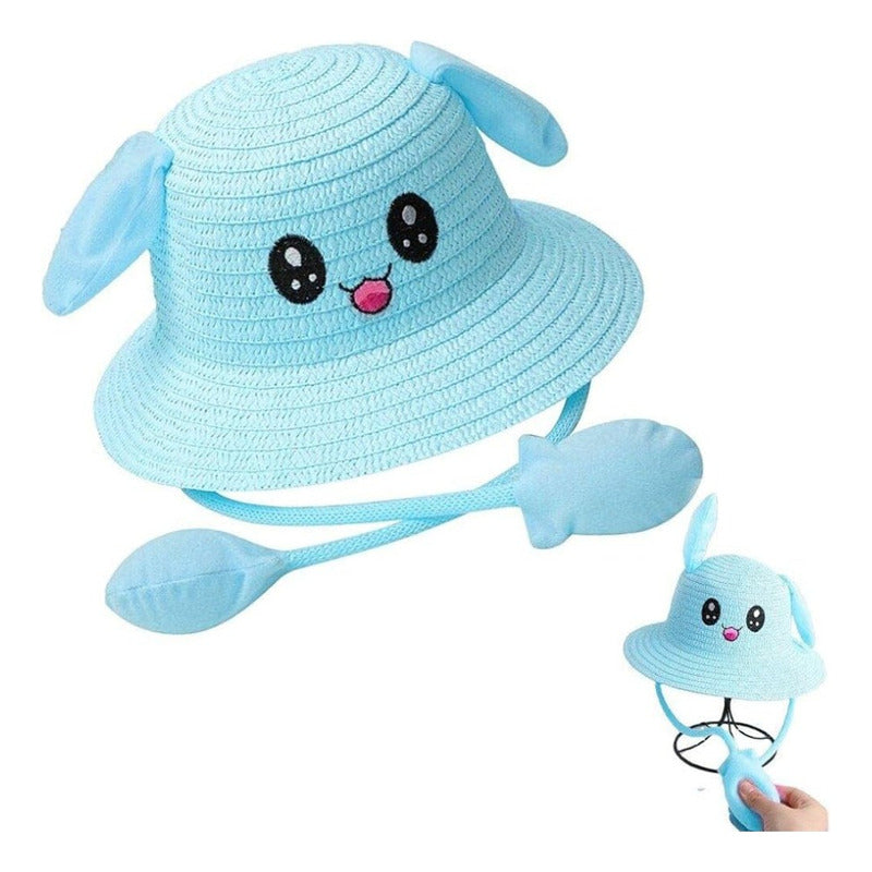 Sombrero Levanta Orejas Verano Con Luz Niñas