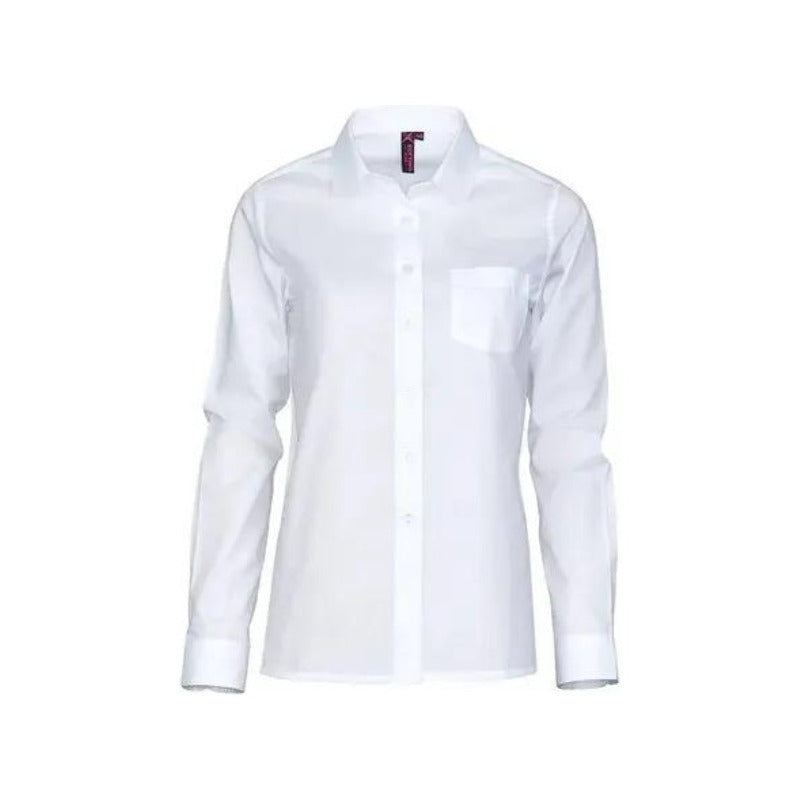 Blusa Blanca Escolar Trajes Tipicos Juvenil-mujer
