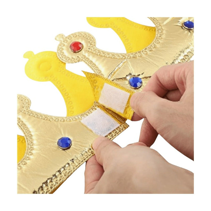 Set De Rey Corona + Cetro Disfraz Cosplay Niños