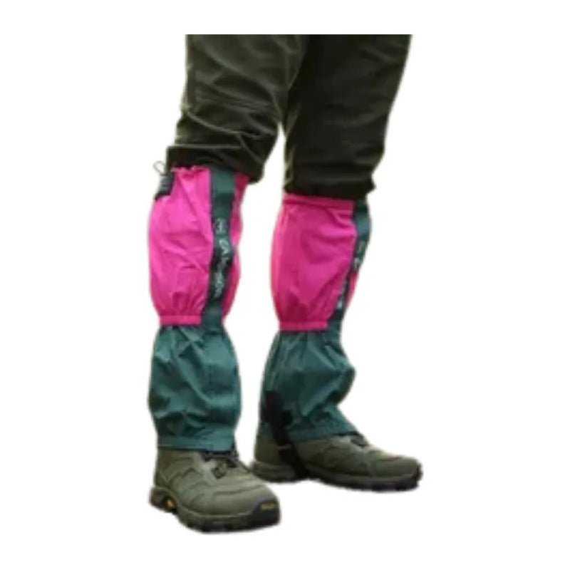 Polainas Trekking Impermeable Nieve Outdoor Montaña Fucsia One Size
