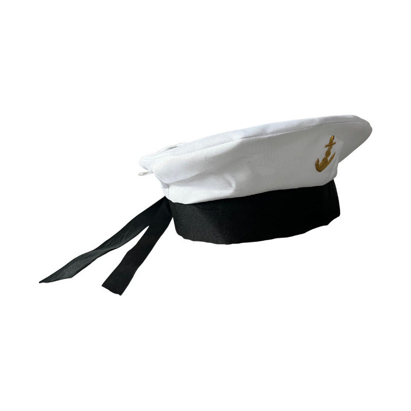 Grumete Gorro+pechera+guantes Marinero Armada Chile Niños
