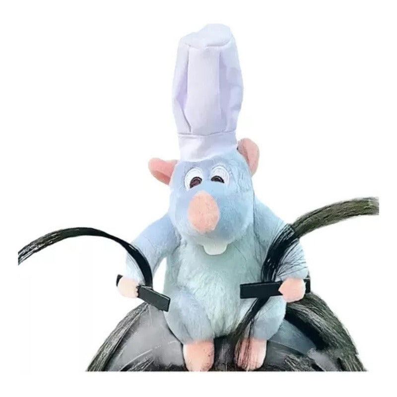 Cintillo Ratatouille Para Pelo Adorno Con Pinches Gris