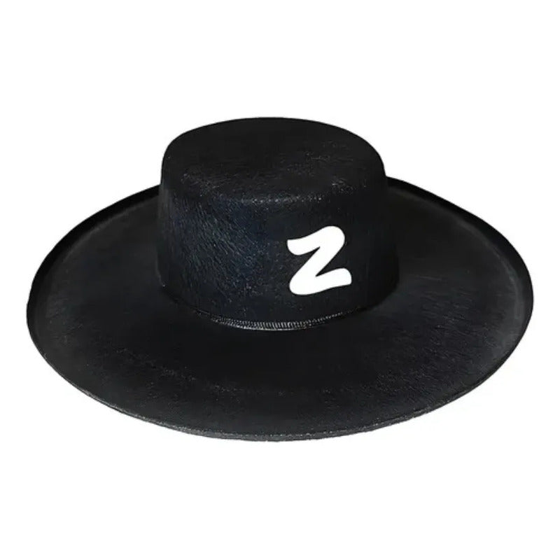 Sombrero De El Zorro Accesorio Cosplay Negro One Size Lisa