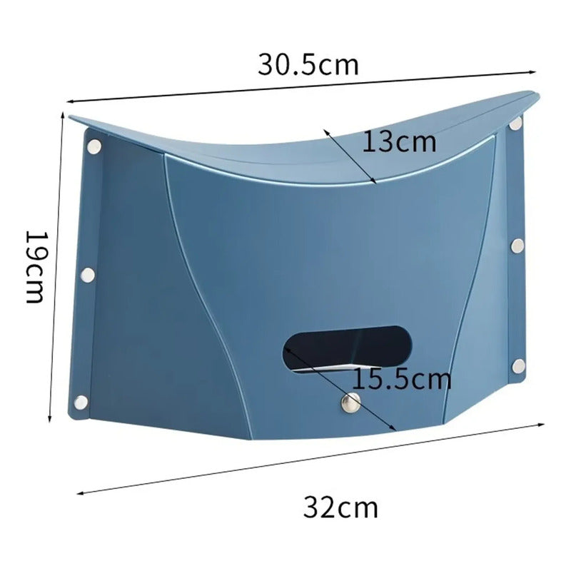 Asiento Piso Bolsa Plegable Portátil Para Camping Rojo