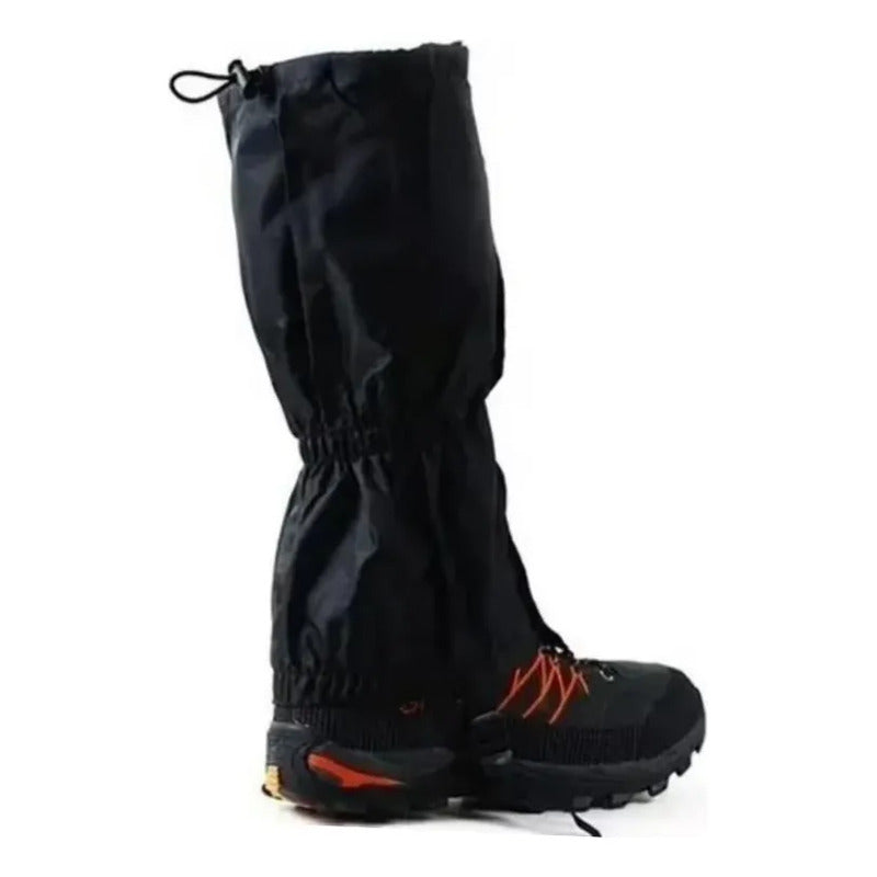 Polainas Trekking Impermeable Nieve Outdoor Montaña Negro One- Size