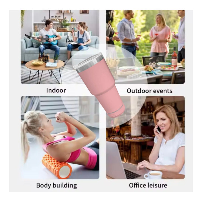 Vaso Termico 780ml Con Parlante Bluetooth