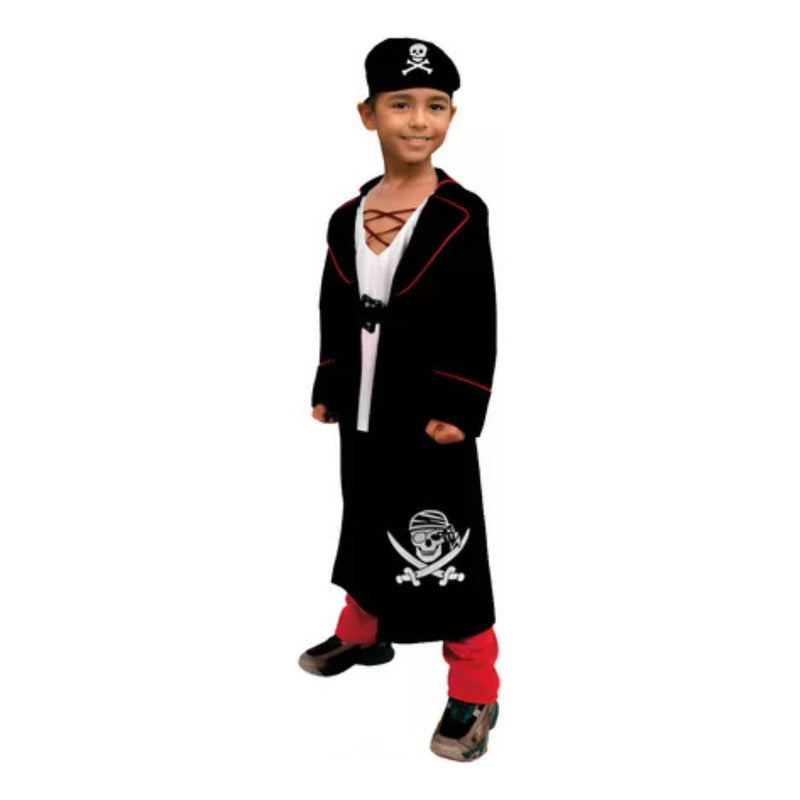 Disfraz De Pirata Niño/niña Cosplay Negro-niño 5-6