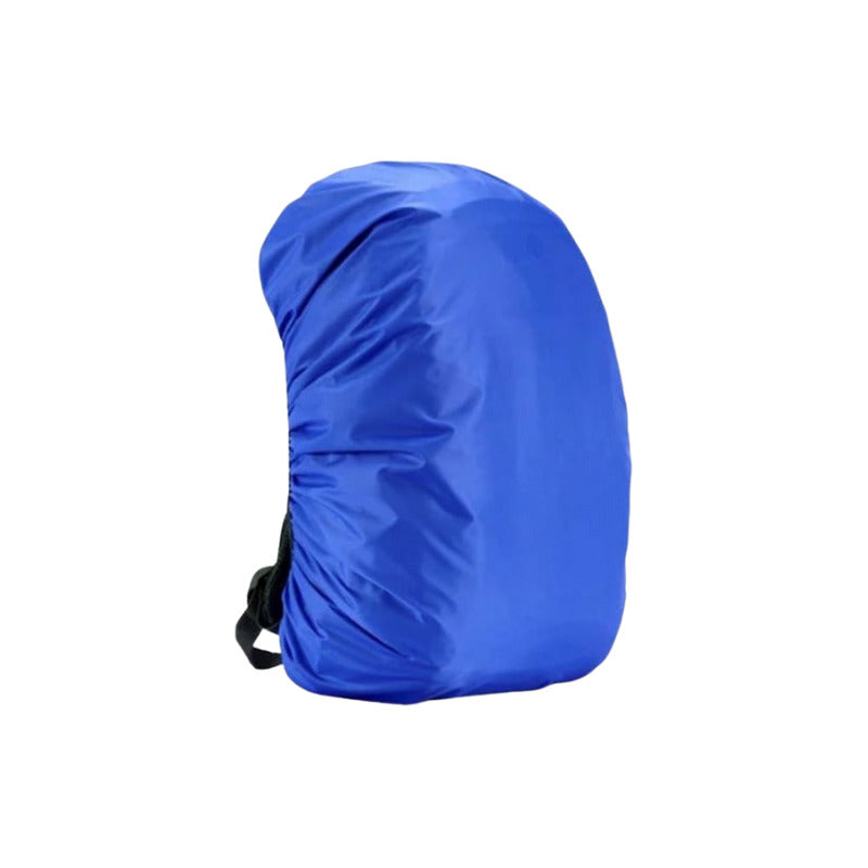 Fundas Impermeables Para Mochilas Cubre Mochila 80l Azul Lisa