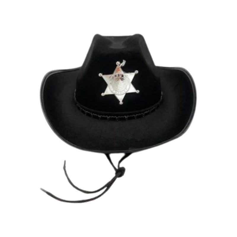 Sombrero De Sheriff Cowboy Vaquero Accesorio Disfraz