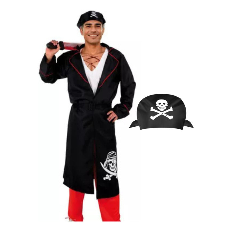 Disfraz Traje Pitara Hombre Cosplay Negro M