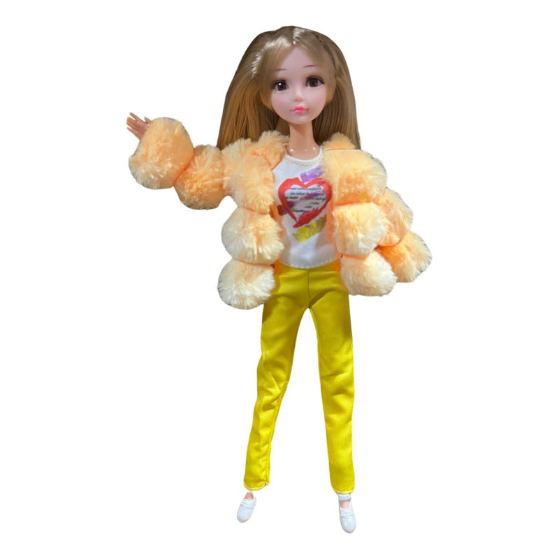 Muñecas Articulada Vestuariio Fashion Juguete Para Niñas