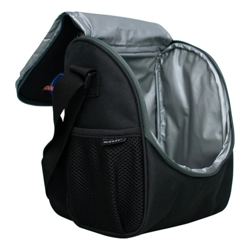 Lonchera Escolar Colo Colo Moose Cc Equipos Fanatikos Color Negro Liso