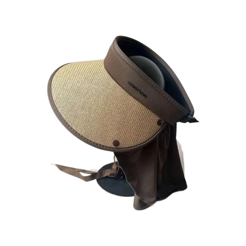 Sombrero Mujer Visera Ala Ancha Legionario Proteccion Solar