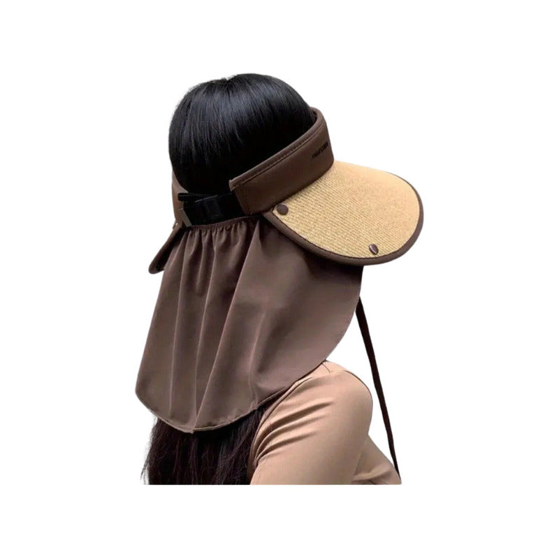 Sombrero Mujer Visera Ala Ancha Legionario Proteccion Solar